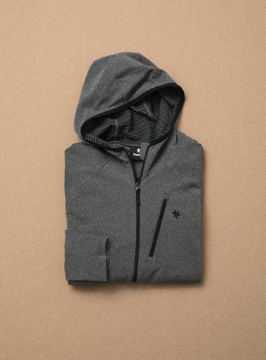 Wool Grid Hoodie