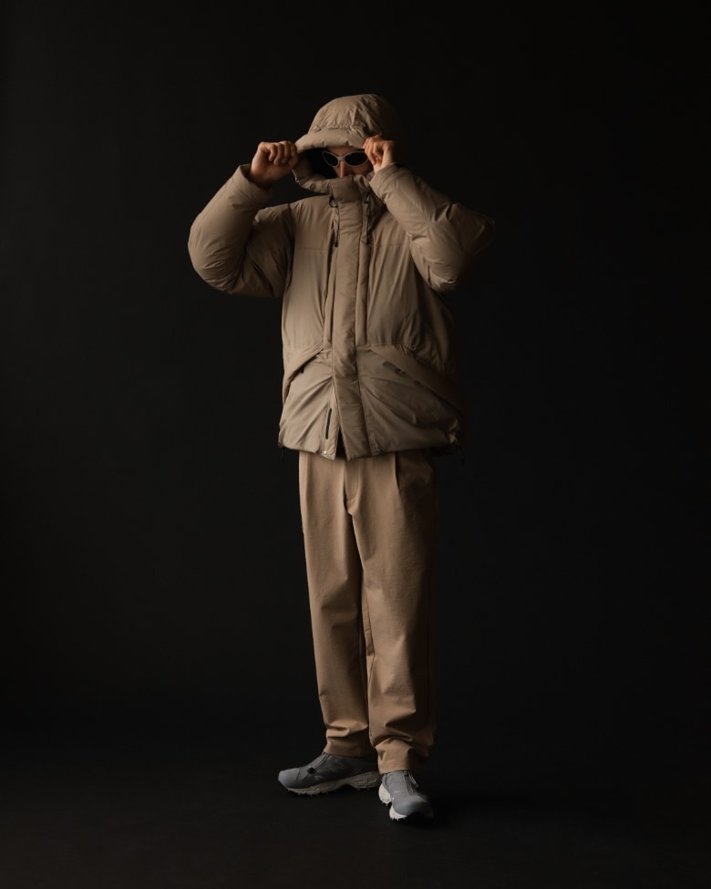 GORE TEX Down Jacket Outdoor Lifestyle Mix Editorial by This Thing Of Ours Goldwin Official Website Europe