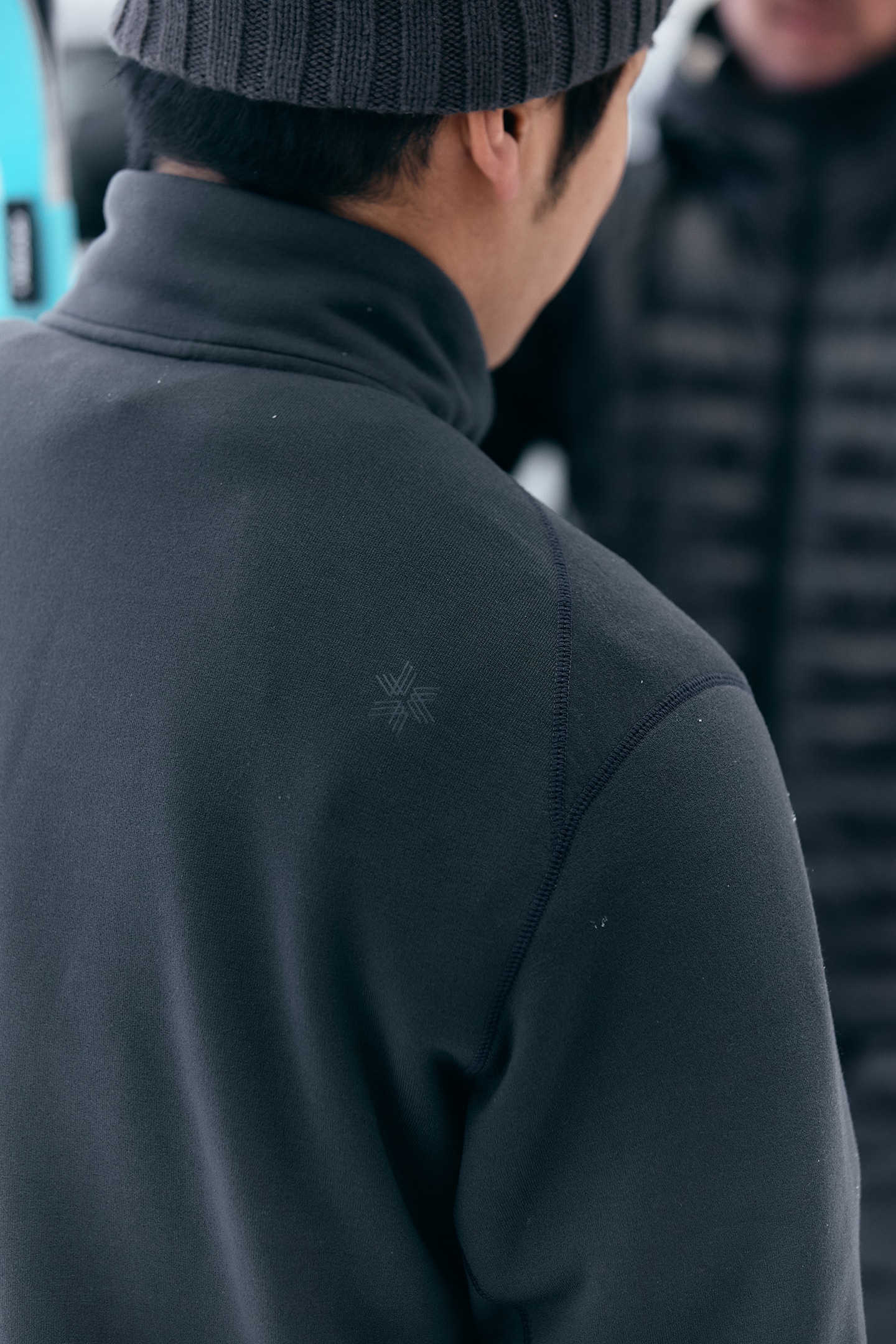 G55301 POLARTEC Power Stretch Pro Jacketの着用イメージ