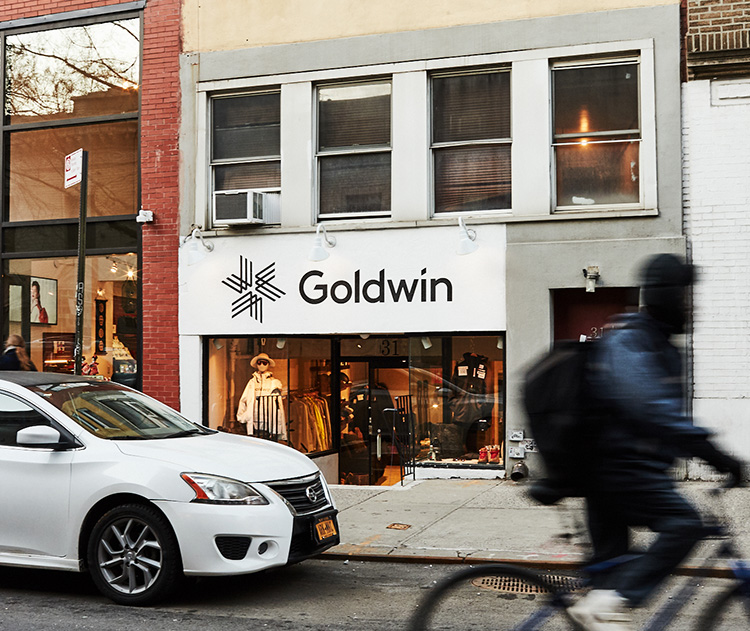 Goldwin 2018 Spring Summer Collection launches at 1st NYC POP-UP SHOP in New York, Westerlind